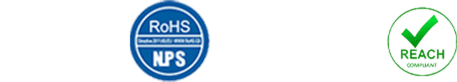 CE, RoHS NPS, FCC and REACH compliance marks