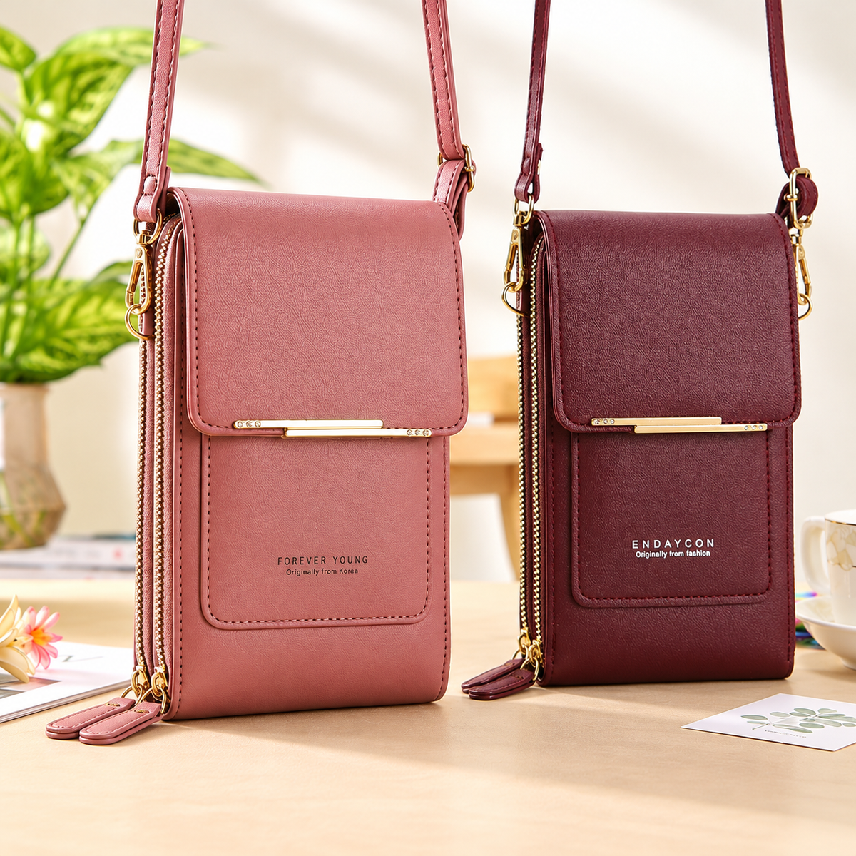 🔥Last Day Buy 1 Get 1 Free $14.99 Each🔥Simple And Elegant Women's Touchscreen Crossbody Phone Wallet