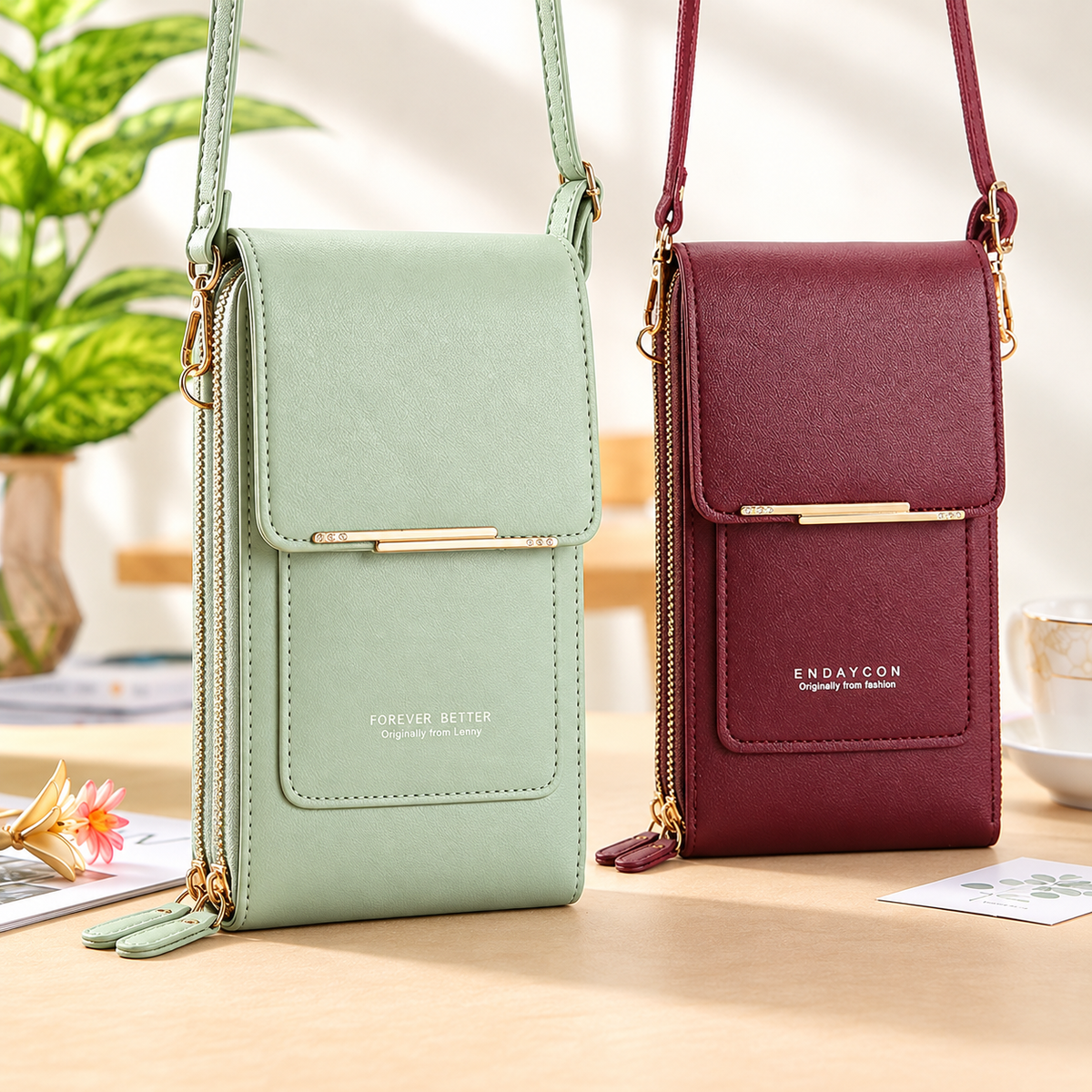 🔥Last Day Buy 1 Get 1 Free $14.99 Each🔥Simple And Elegant Women's Touchscreen Crossbody Phone Wallet