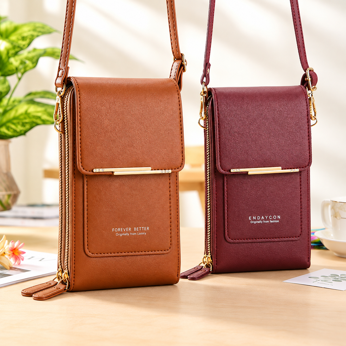 🔥Last Day Buy 1 Get 1 Free $14.99 Each🔥Simple And Elegant Women's Touchscreen Crossbody Phone Wallet