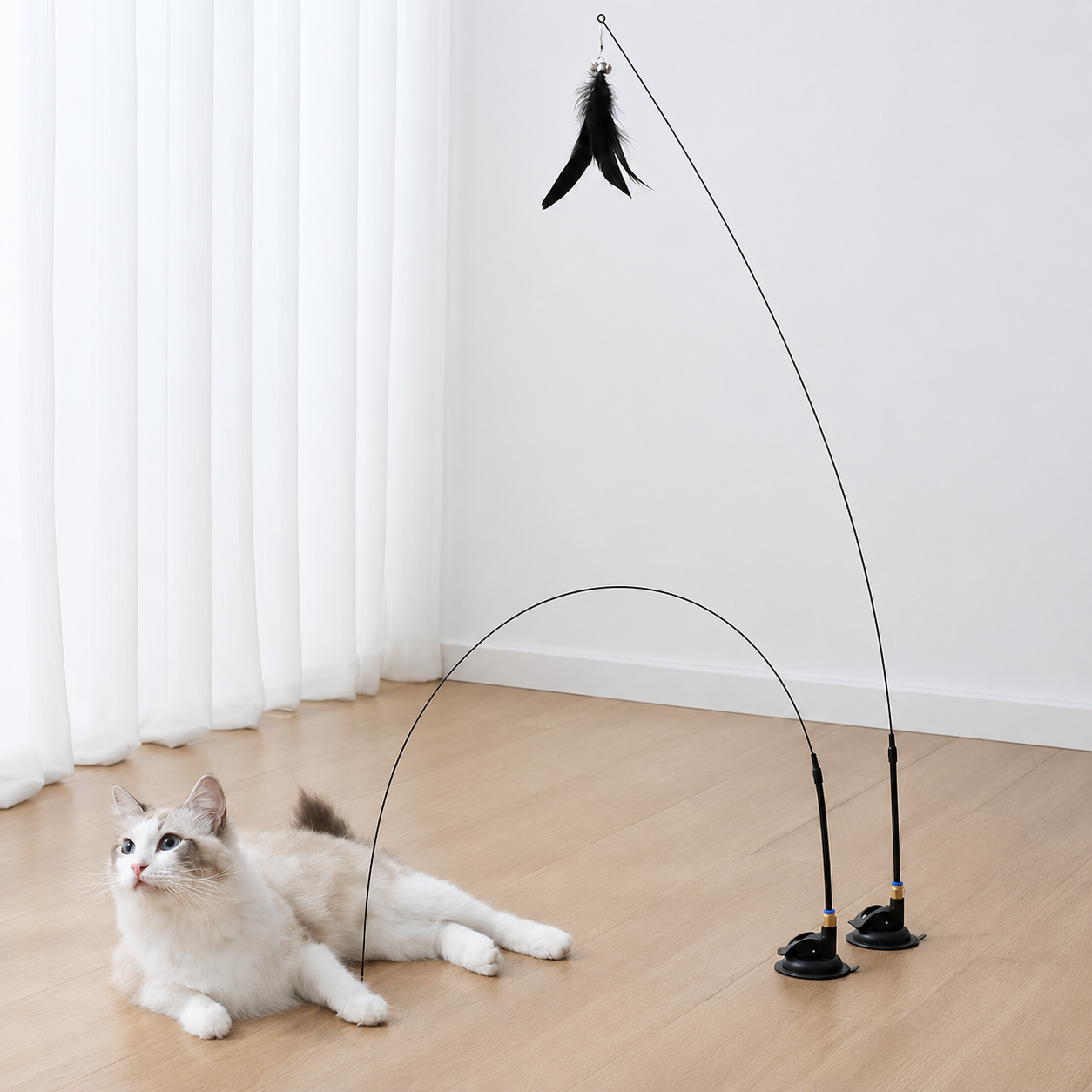 Cat Feather Teaser Wand
