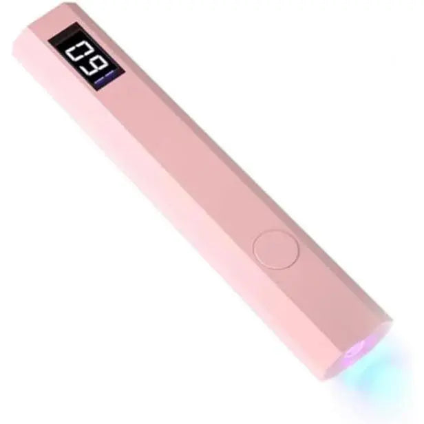 Mini UV Nail Light for Gel Polish – Portable Handheld UV Lamp Fast Drying with 20s/60s Timer, USB-C Rechargeable Nail Dryer for DIY Nails & Salon Use
