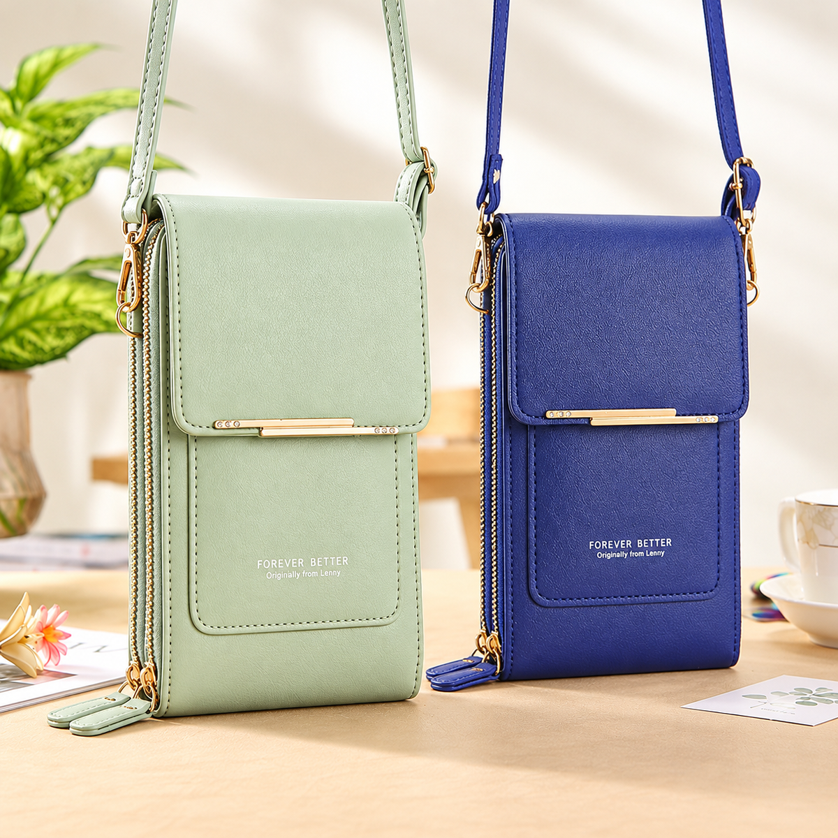 🔥Last Day Buy 1 Get 1 Free $14.99 Each🔥Simple And Elegant Women's Touchscreen Crossbody Phone Wallet