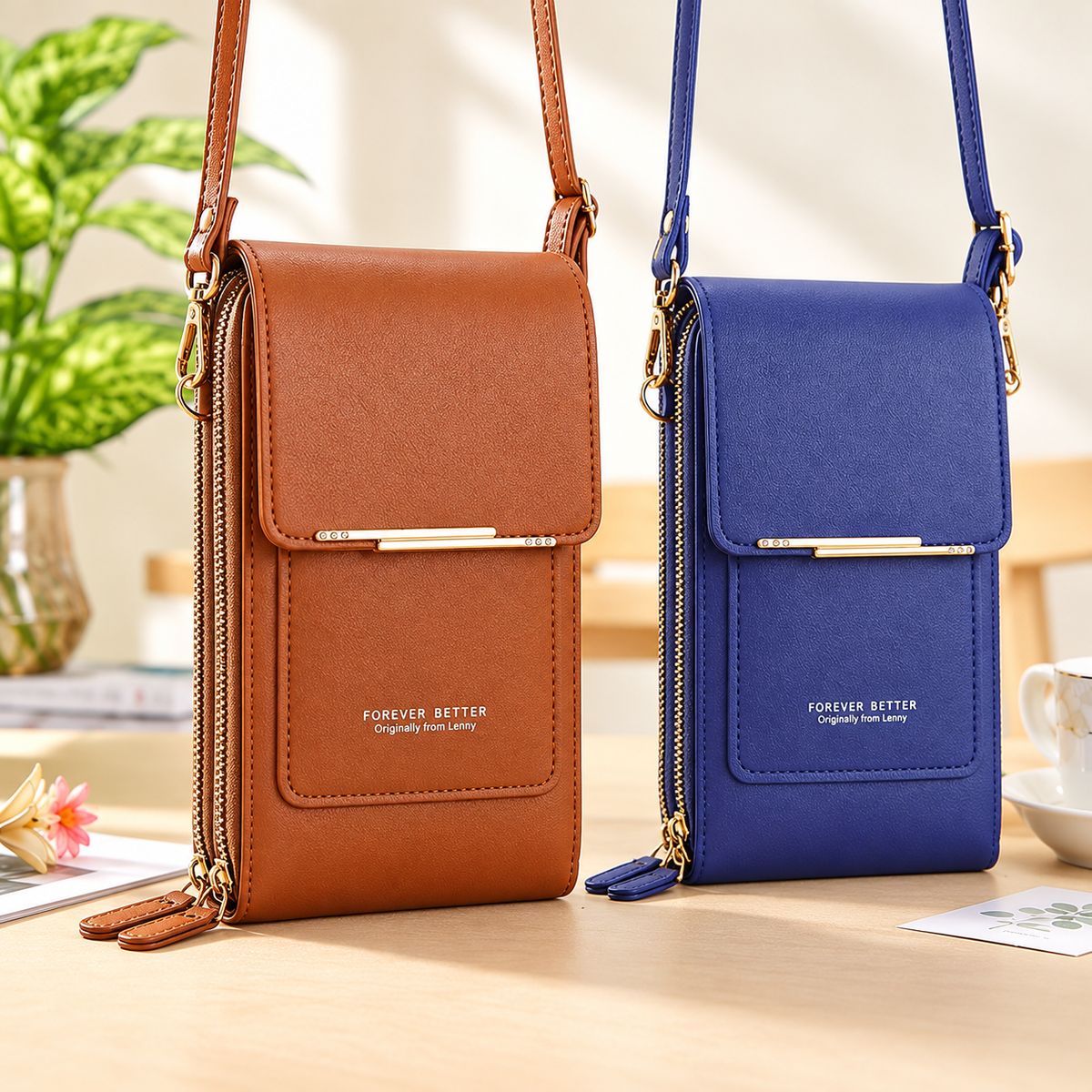🔥Last Day Buy 1 Get 1 Free $14.99 Each🔥Simple And Elegant Women's Touchscreen Crossbody Phone Wallet