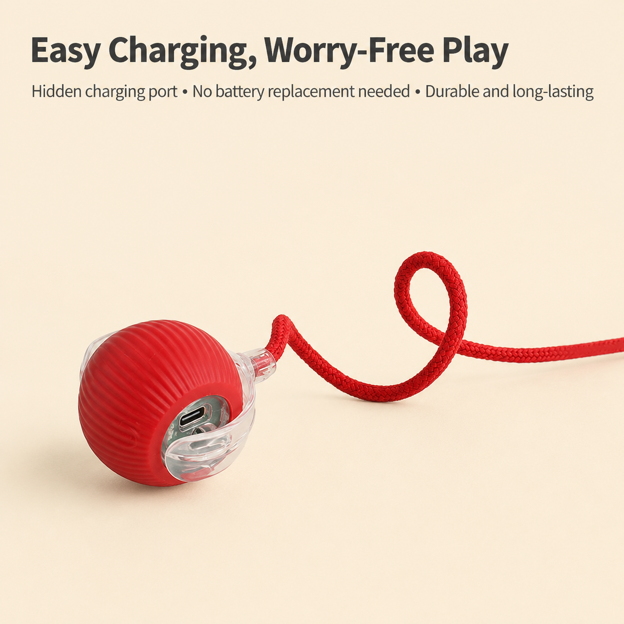 Interactive Rolling Dog Ball