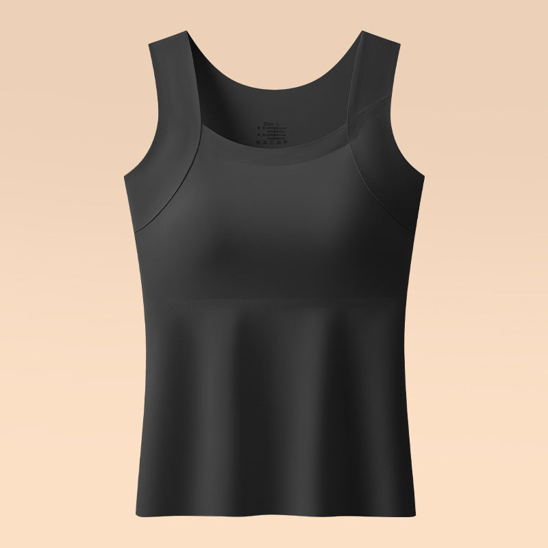 Magic Seamless Built-In Bra Cami with Fixed Pads