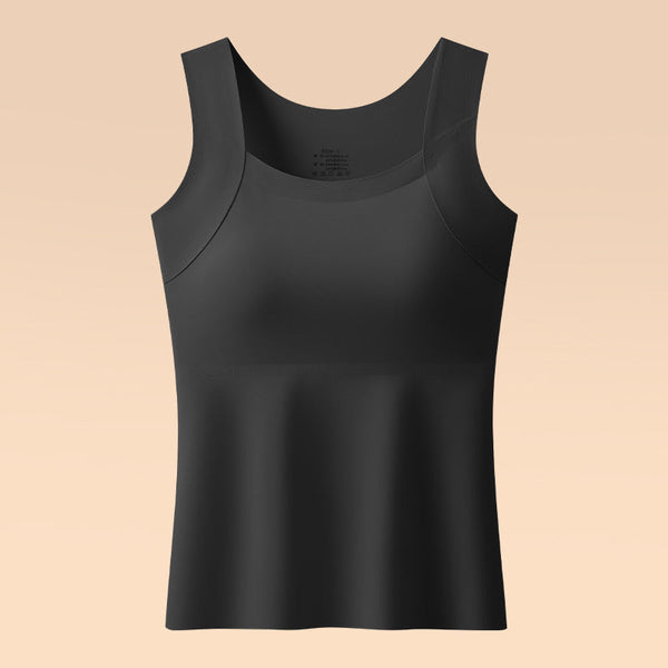 Magic Seamless Built-In Bra Cami with Fixed Pads