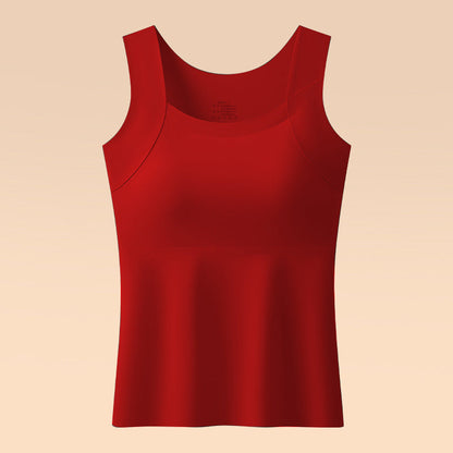 Magic Seamless Built-In Bra Cami with Fixed Pads