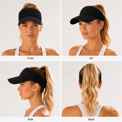 🔥Last Day Buy 1 Get 1 Free 🔥Women's High Ponytail Sun Visor Hat for Sun Protection