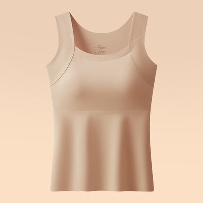 Magic Seamless Built-In Bra Cami with Fixed Pads