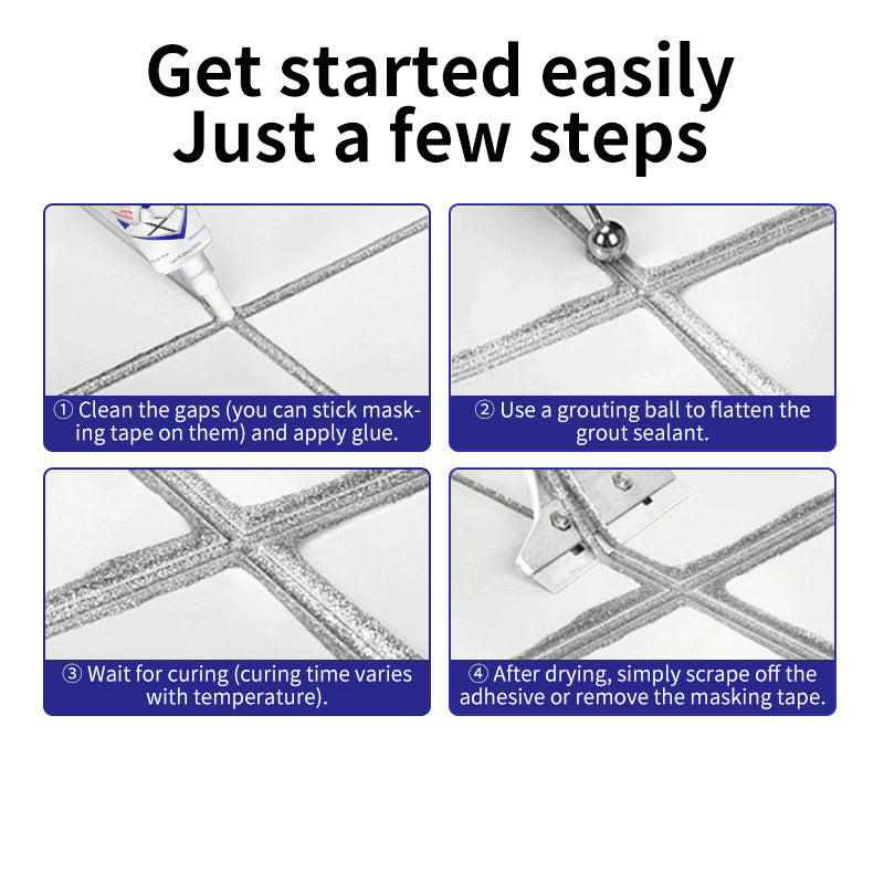 Tile grout waterproof and mildew