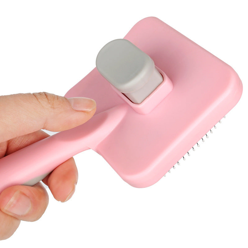 Pet Self-Cleaning Slicker Brush