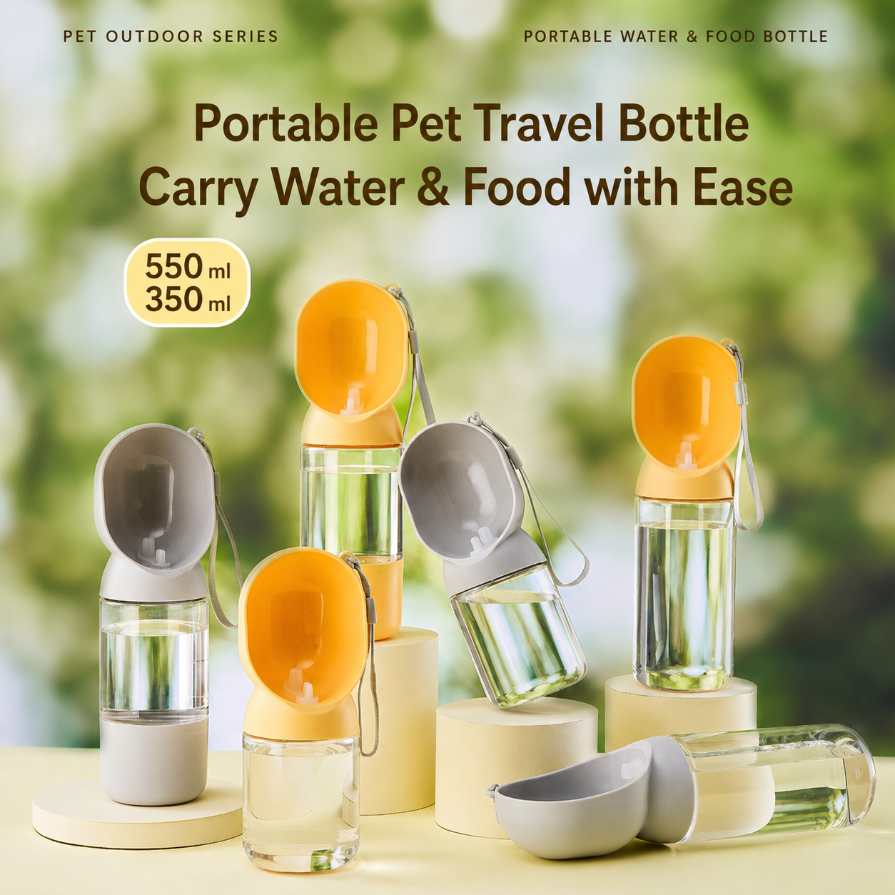 Portable Travel Pet Bottle