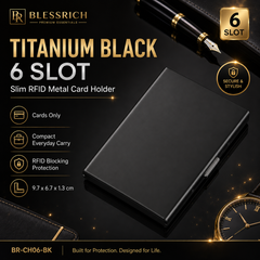 ⏳ Last day Buy 1 Get 1 Free 🔥RFID-Blocking Stainless Steel Card Wallet – Organized, Secure & Pocket-Ready 🔐