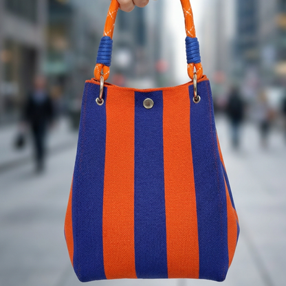 ⏳Limited-time Special Price: 50% Off!!⏰Striped Knit Bucket Handbag👜