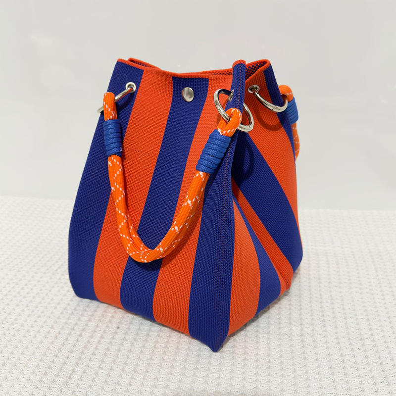 ⏳Limited-time Special Price: 50% Off!!⏰Striped Knit Bucket Handbag👜